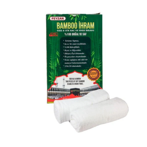 IhramPlus - Premium Turkish Bamboo-Blend Ihram Set - The Ummah Hub